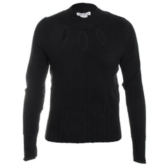 Keyhole Novelty Knit Top