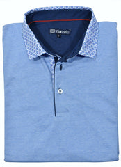 P104 Sky - Marcello Signature Collar Polo