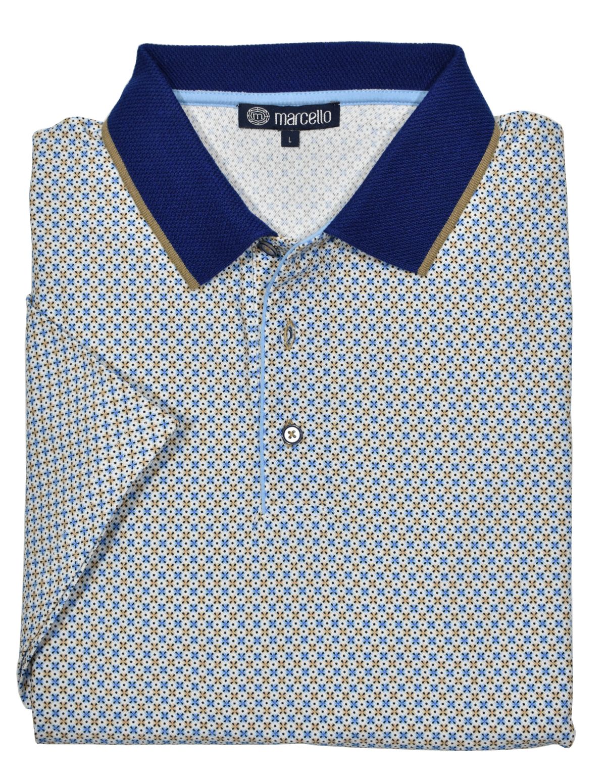 P215 Fine Geometric Polo