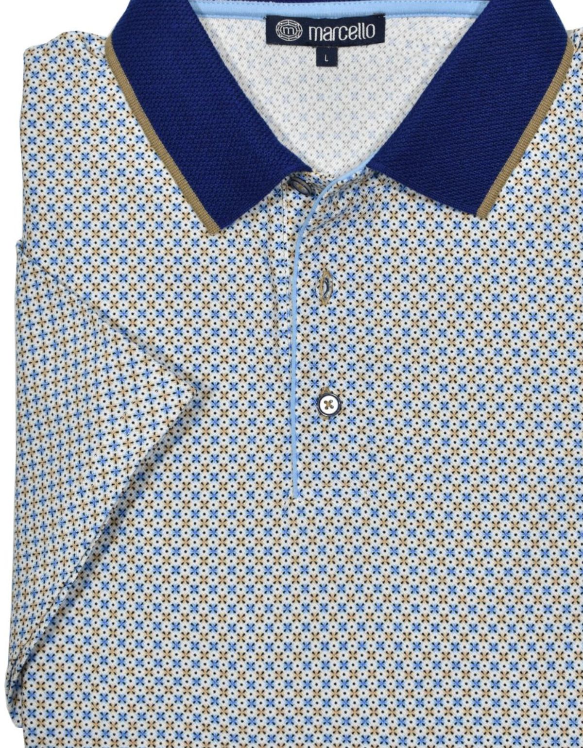 P215 Fine Geometric Polo