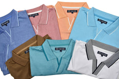 P229 Royal Oxford Open Collar Polo