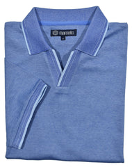 P229 Denim Open Collar Polo