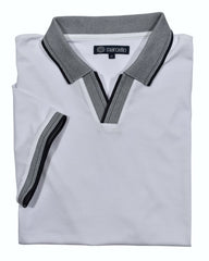 P229 White Open Collar Polo