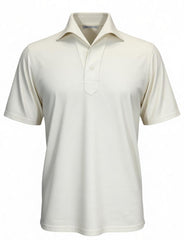 P230 One Piece Collar Ecru Knit Polo