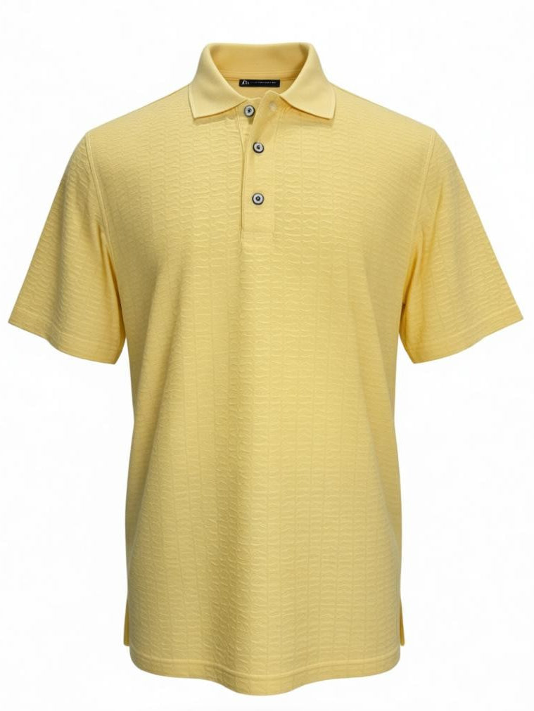 P233 Turin Jacuard Polo Maize