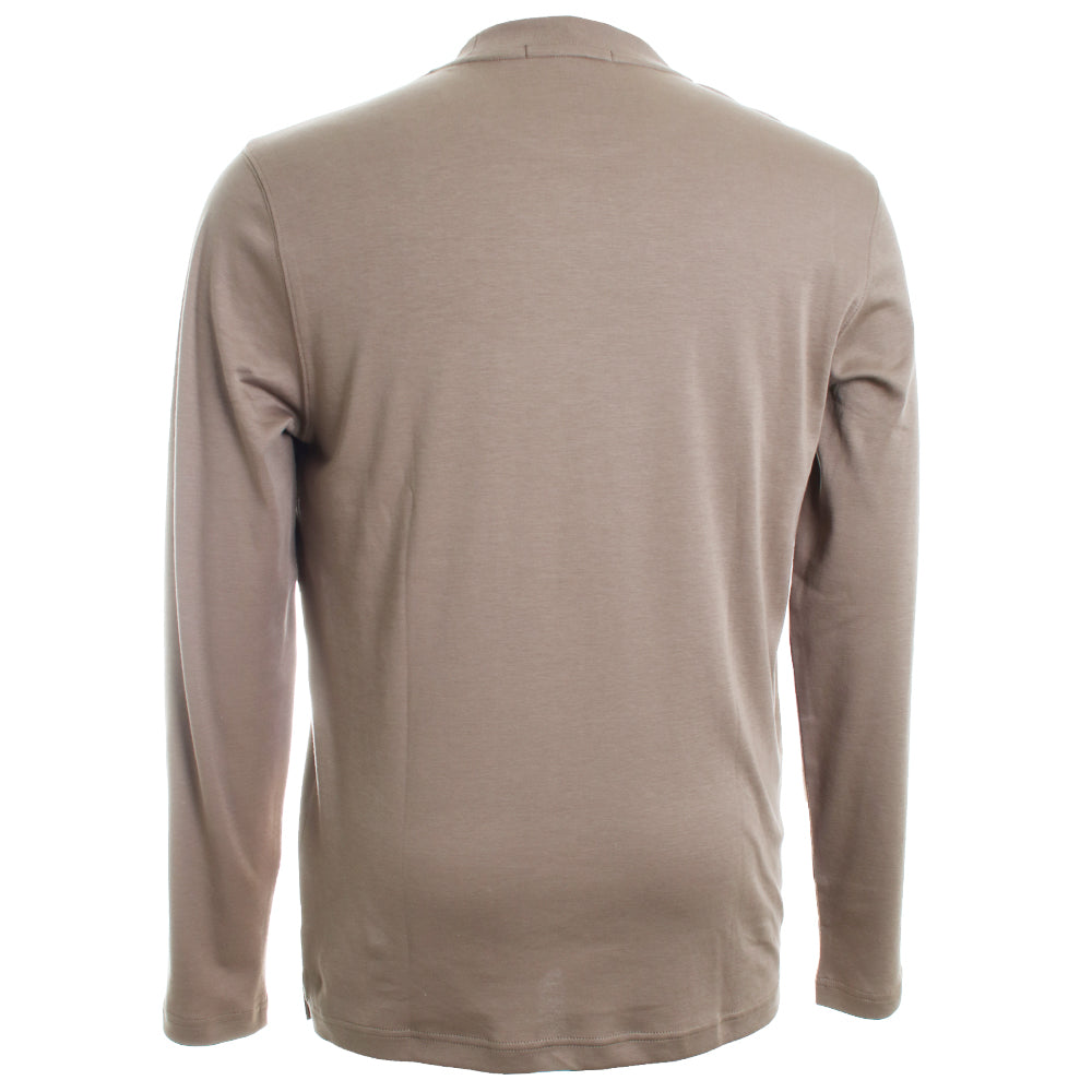 Georgia Long Sleeve High Crew Neck Tee