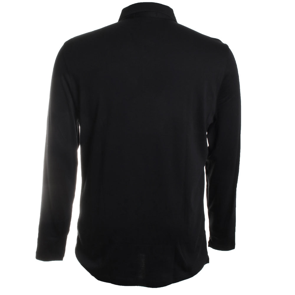Georgia Long Sleeve Honeycomb Polo