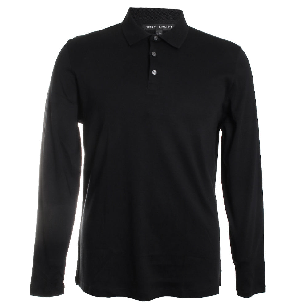 Georgia Long Sleeve Honeycomb Polo