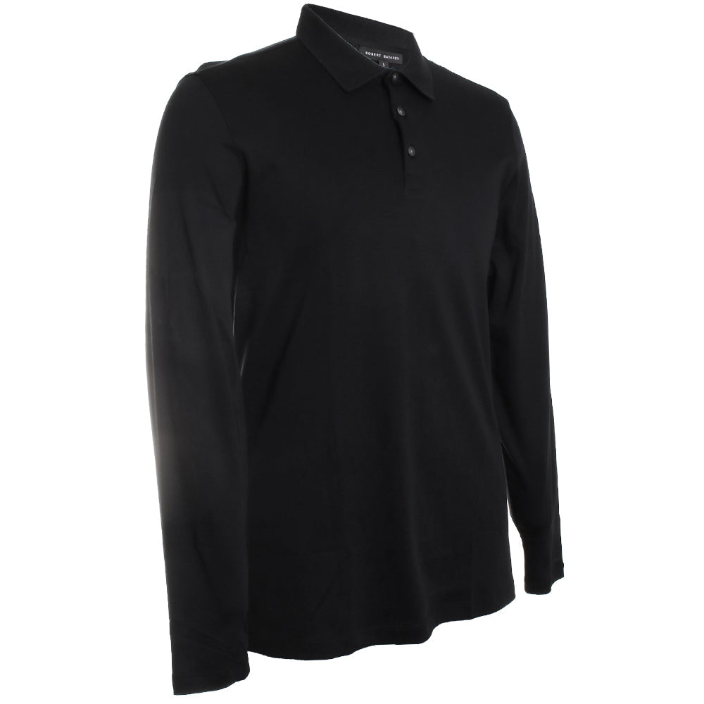 Georgia Long Sleeve Honeycomb Polo