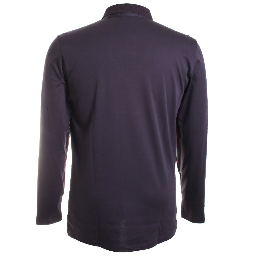 Georgia Long Sleeve Honeycomb Polo