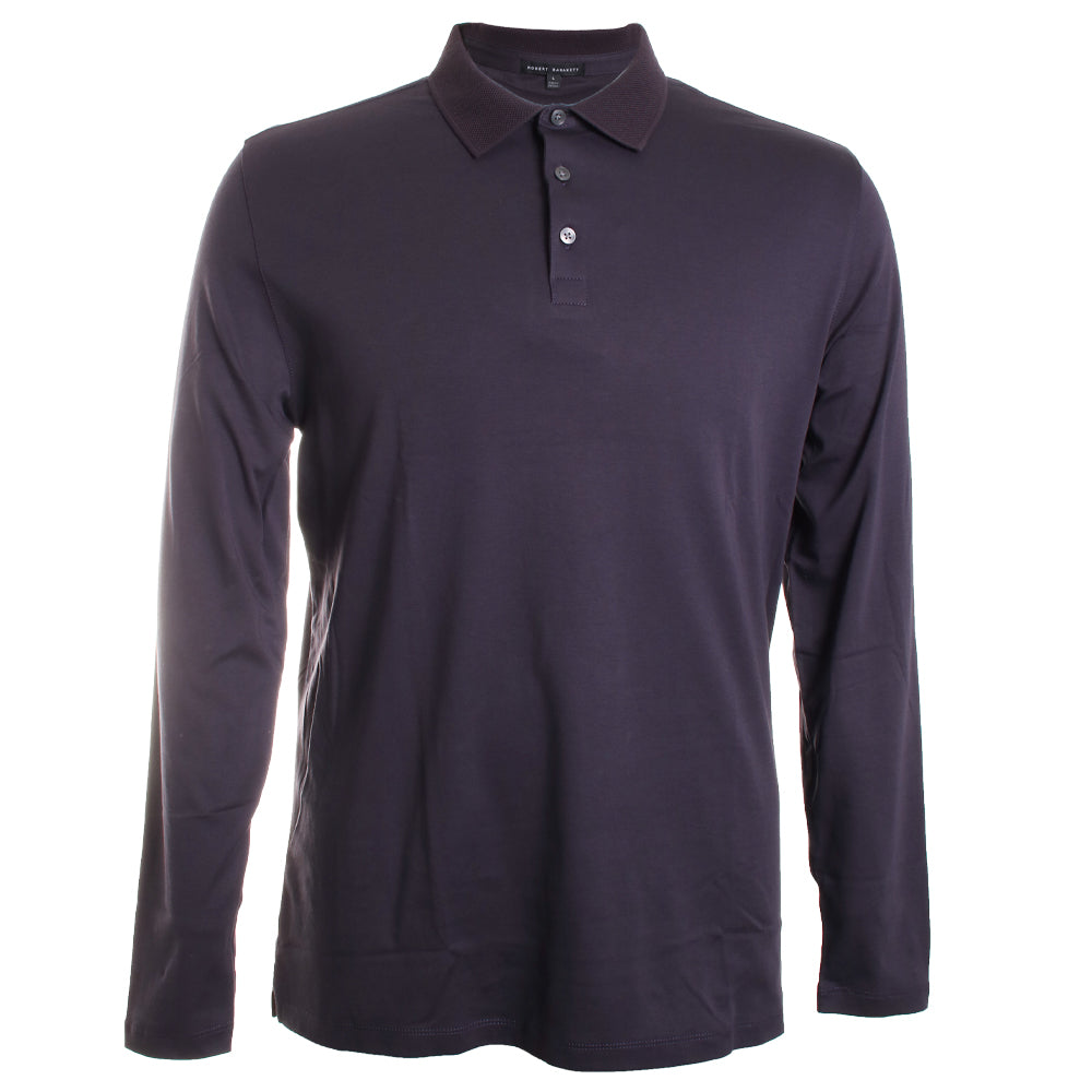 Georgia Long Sleeve Honeycomb Polo