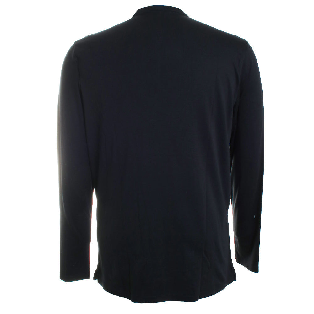 Georgia Long Sleeve Zip Henley