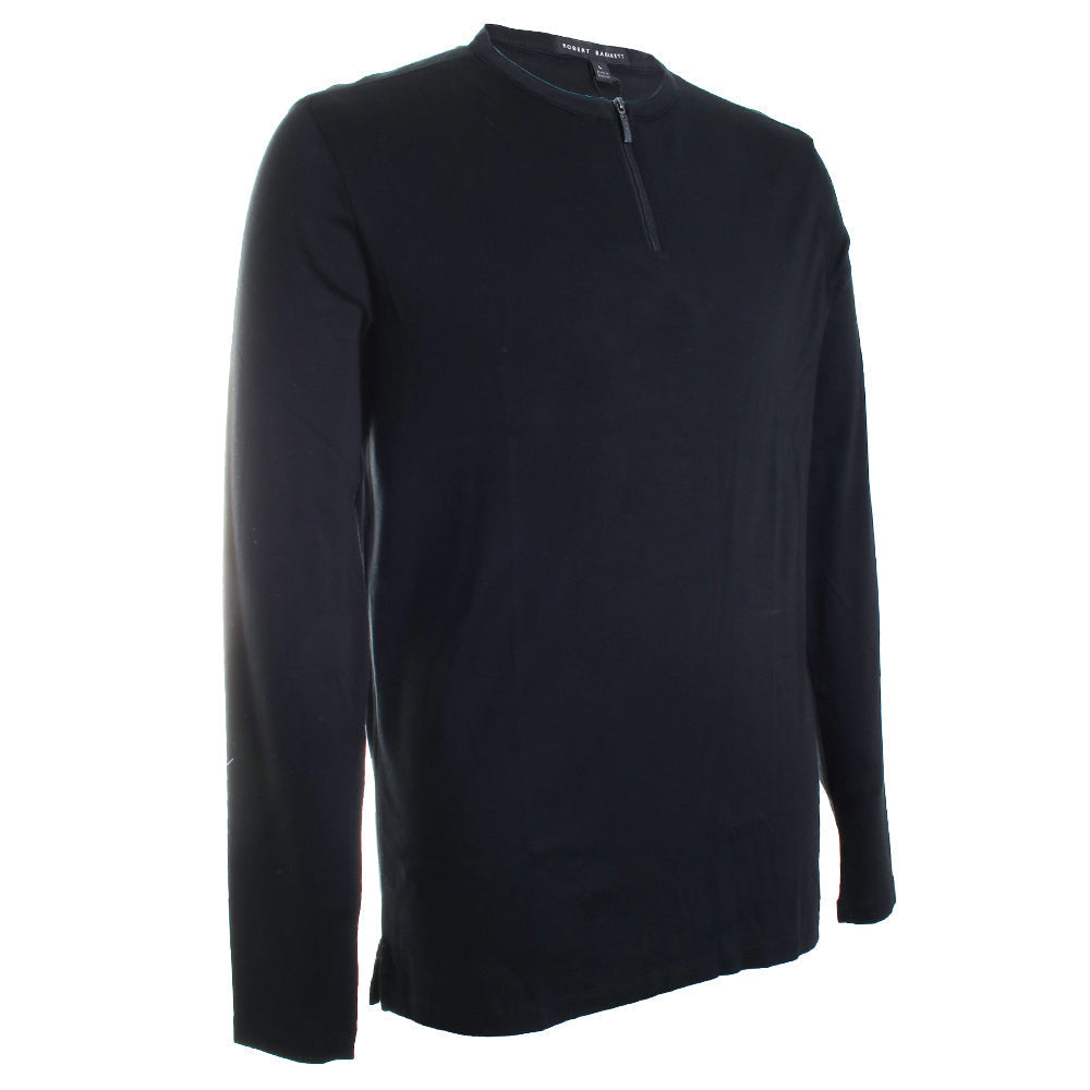 Georgia Long Sleeve Zip Henley