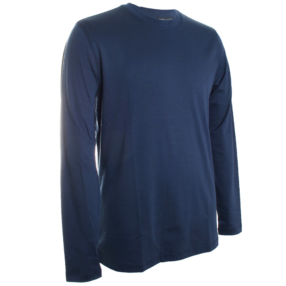 Long Sleeve High Crew Neck Tee