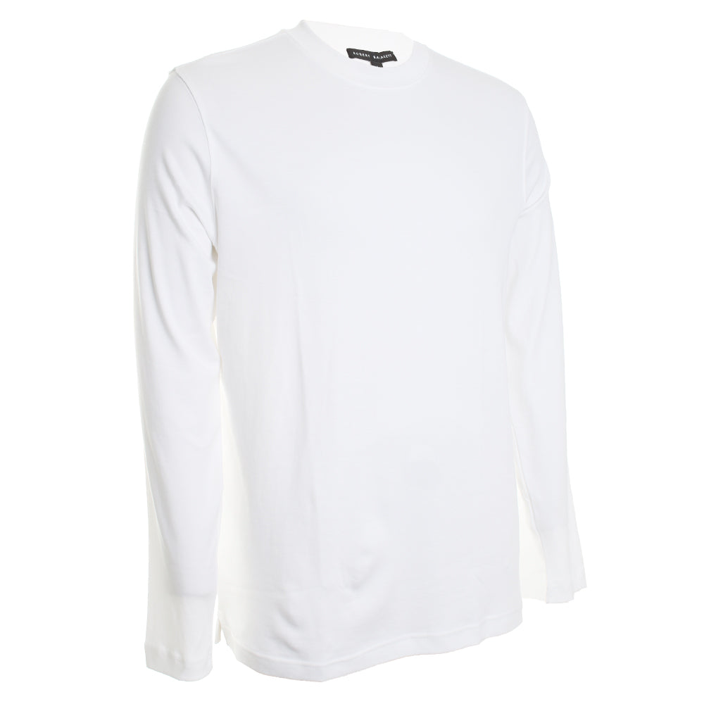 Long Sleeve High Crew Neck Tee