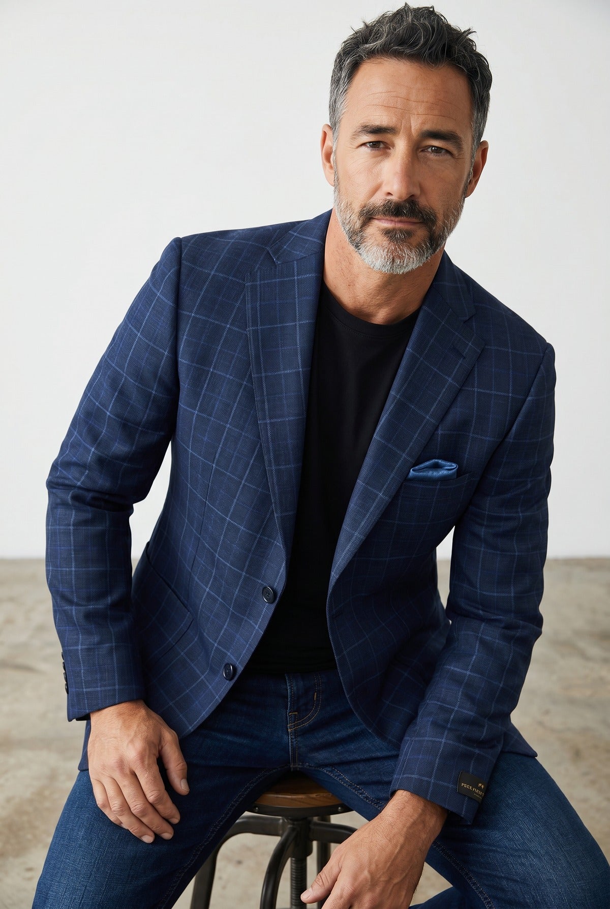 SC103 Marcello Italian Textured Plaid
