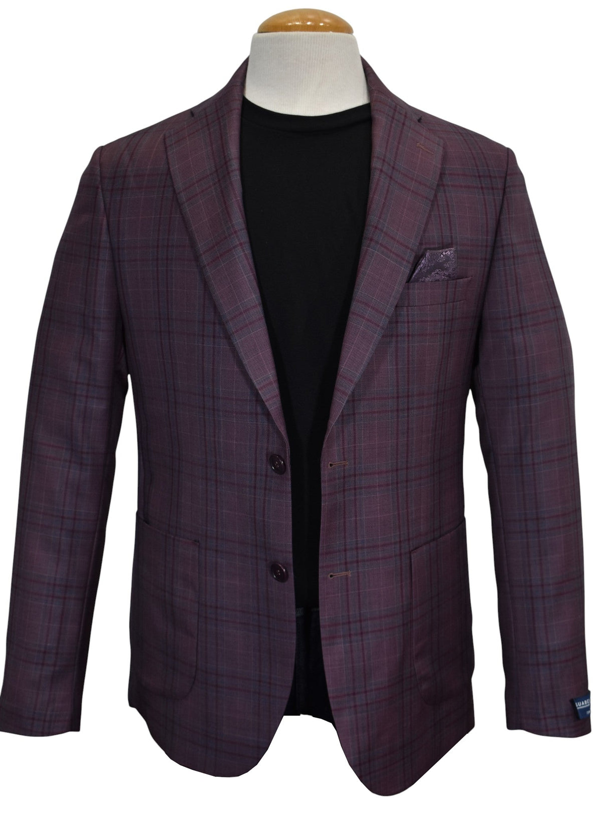 SC104 Marcello Italian Mauve Plaid