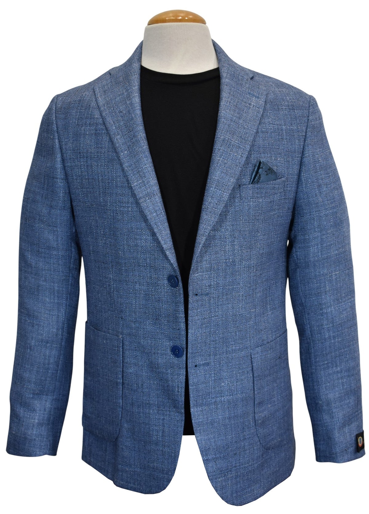 SC108 Marcello Italian Blue Weave