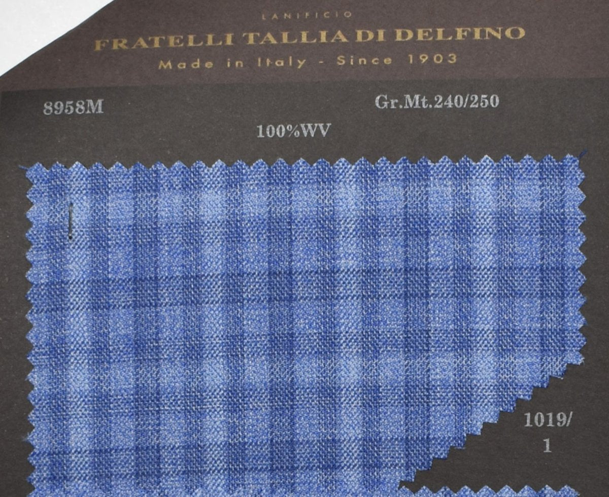 SC113 Marcello Blue Medium Plaid (March)