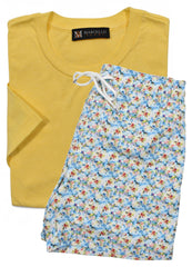 Spring Fling Floral Swim & Banana Tee