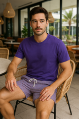 3D Weave Swim & Plum Tee