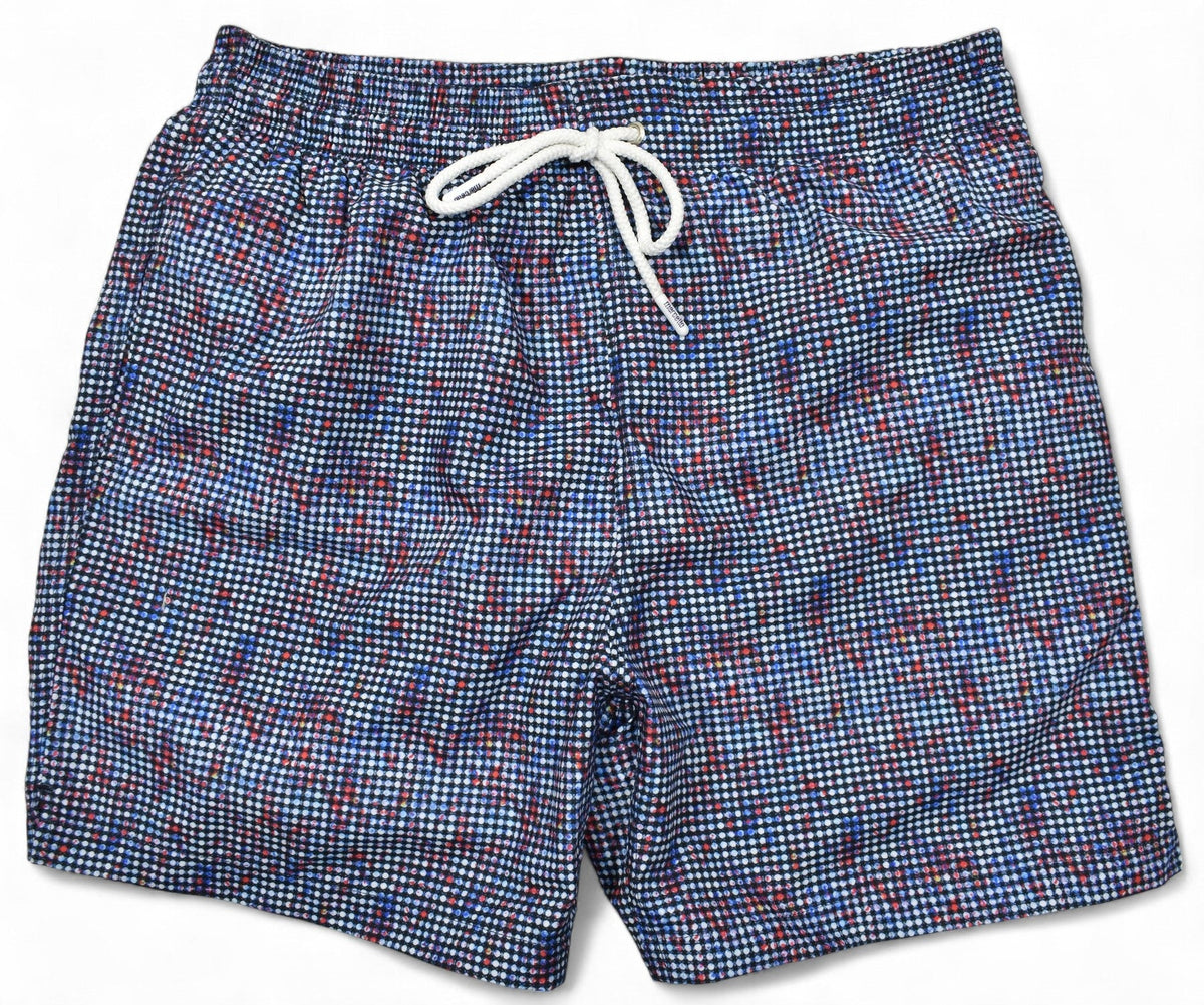 SW010 Indigo Abstract Swim Suit