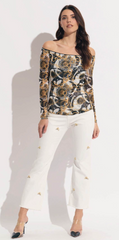 Scattered Bees on Denim Jeans