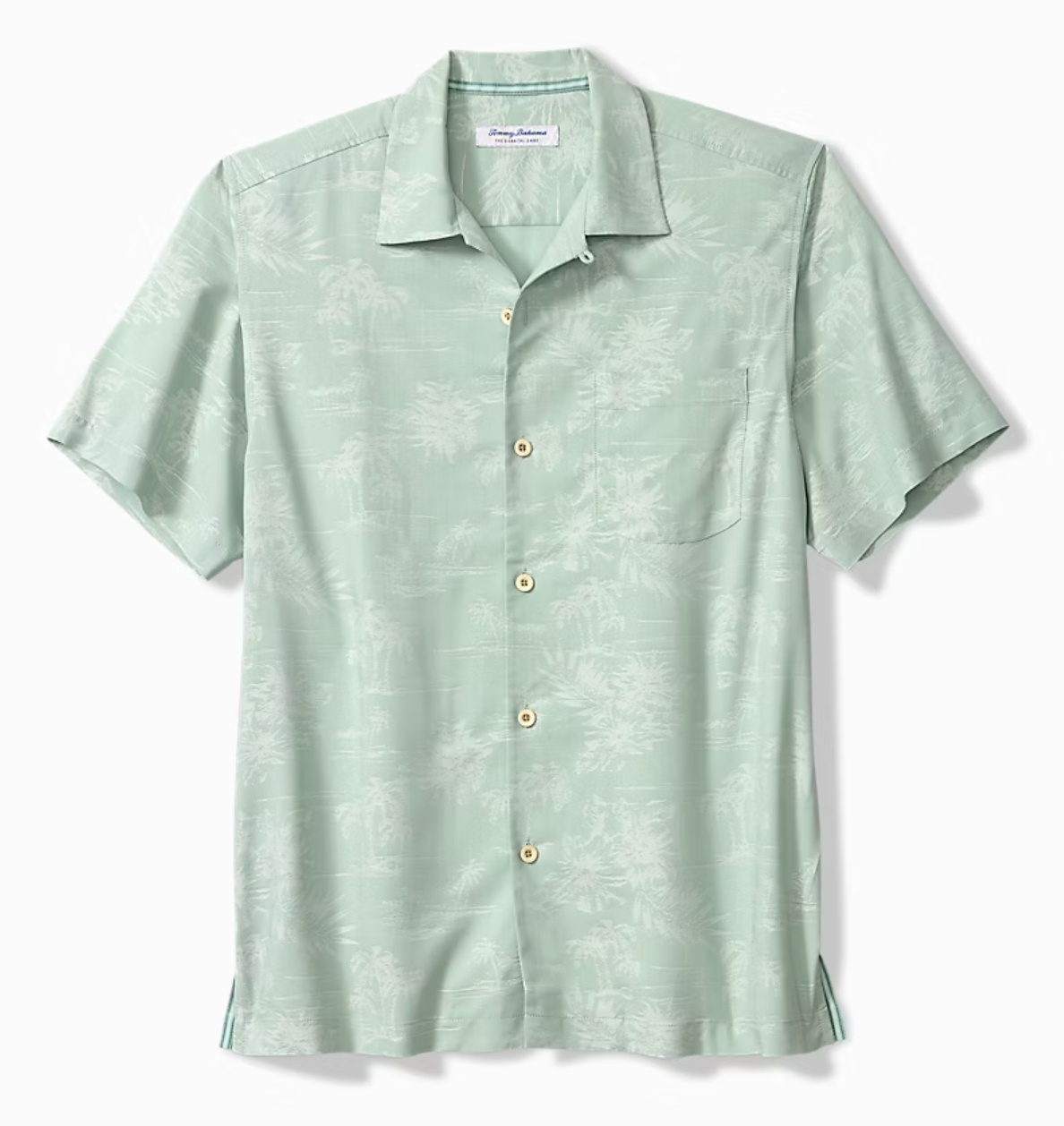 TB327513 Coastal Ease Palm Visions Camp Shirt