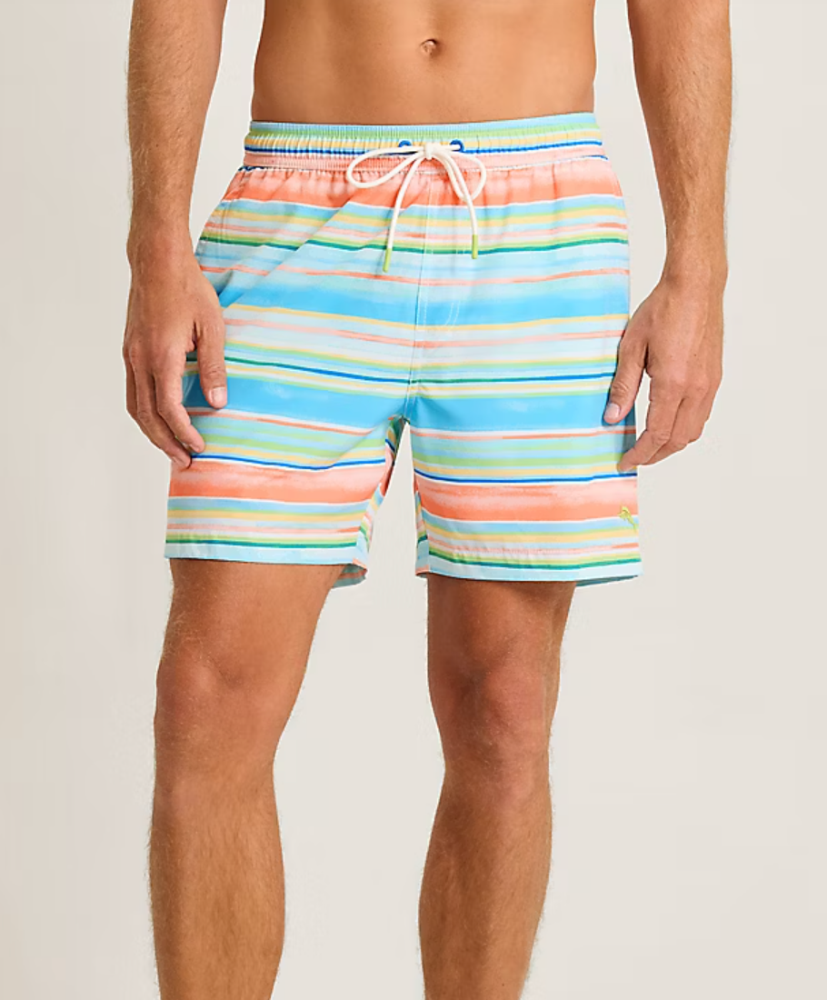 Naples Sand & Stripes 6" Swim Shorts