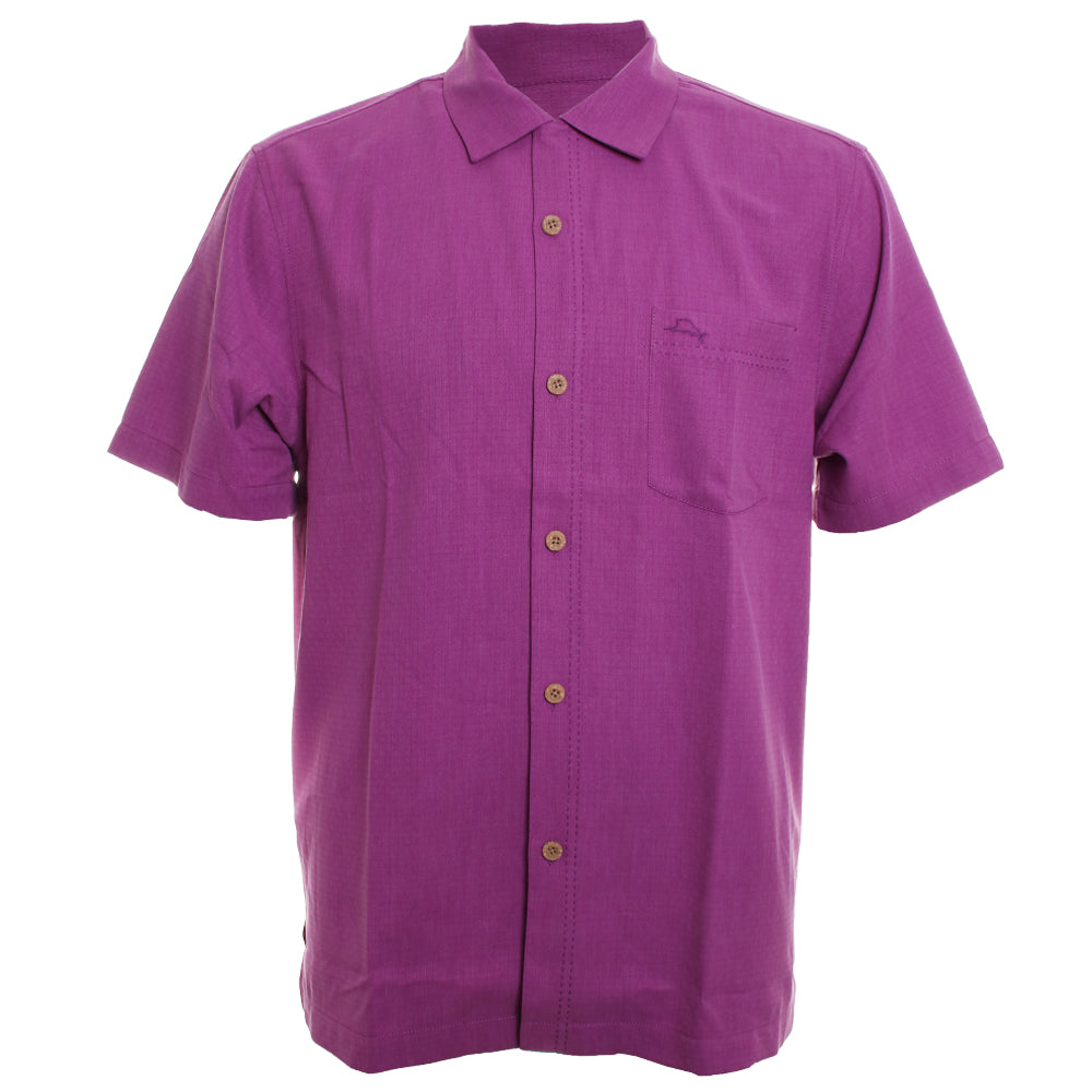 Coastal Breeze Check Button-Down Shirt