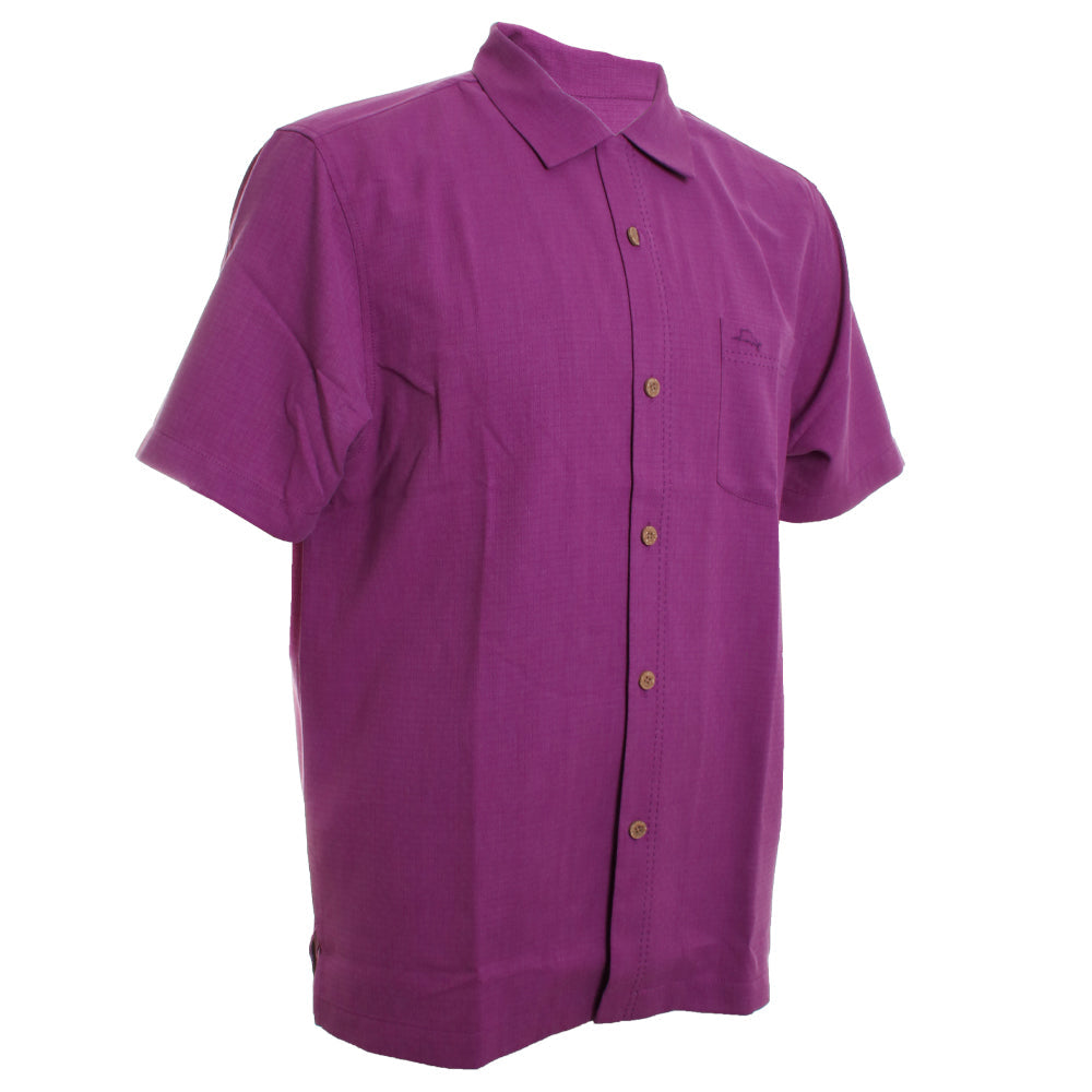 Coastal Breeze Check Button-Down Shirt