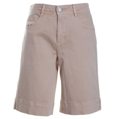 Fly Front Wide Leg Bermuda w/ Slits