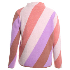 Mock Neck Jacquard Sweater