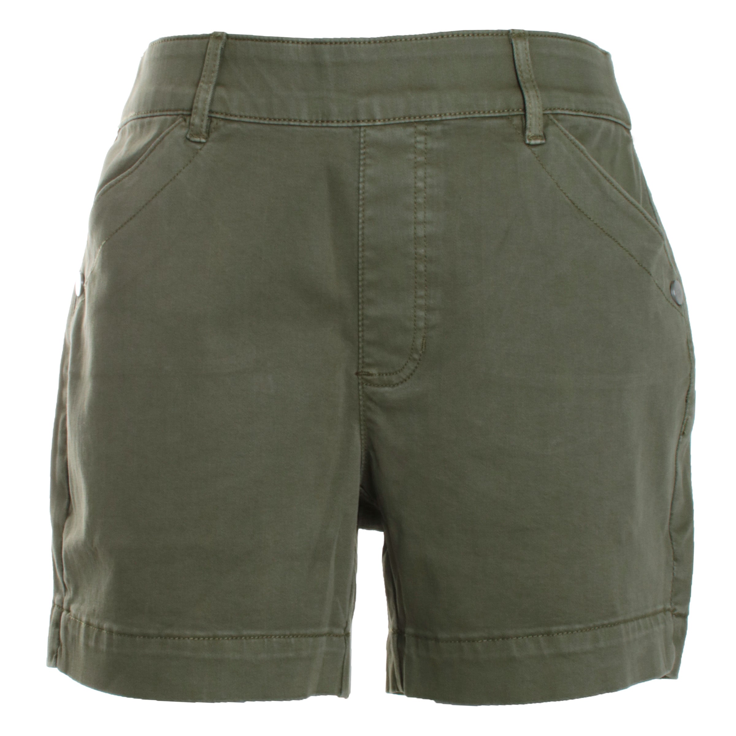 Pull On Short w/ Hem Slits
