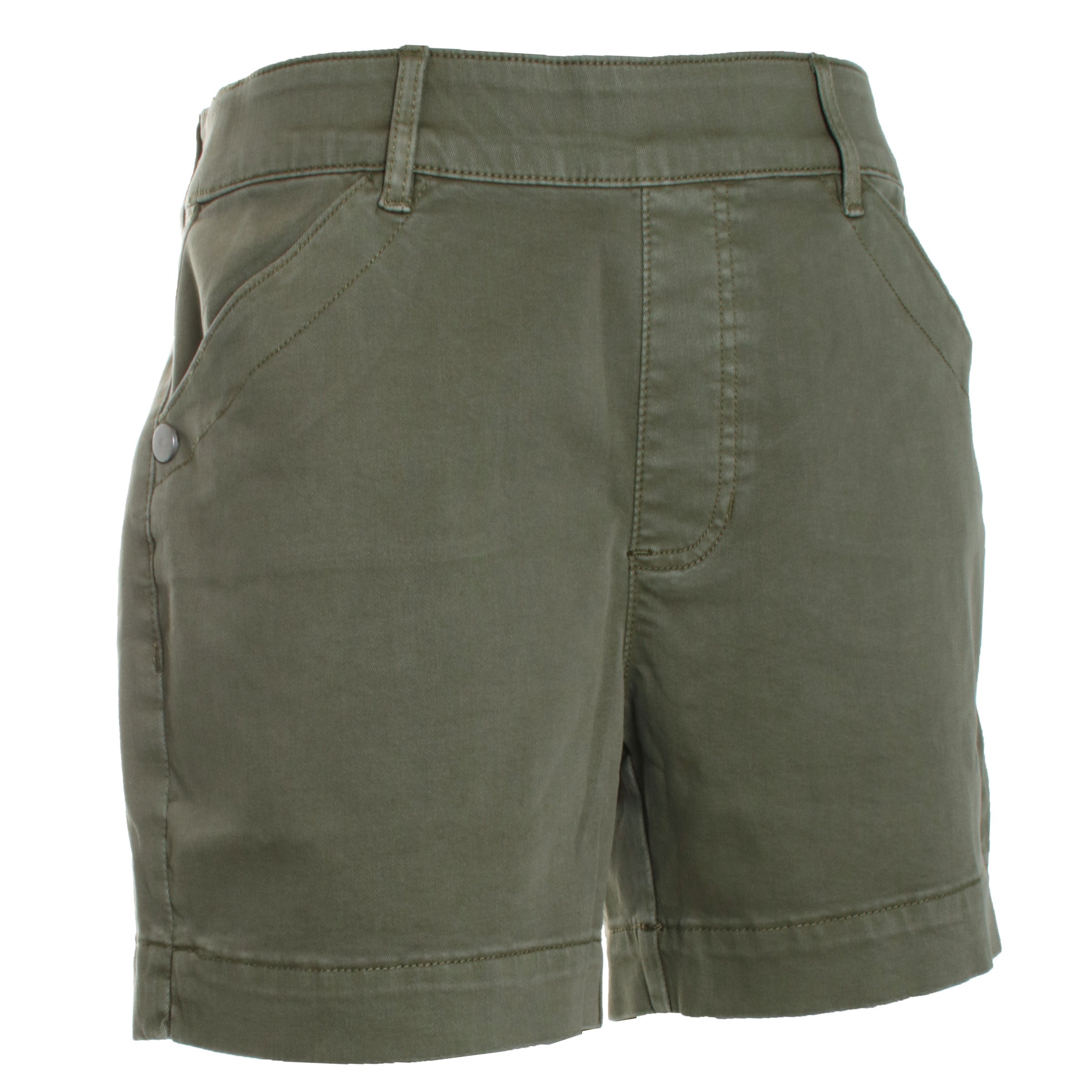 Pull On Short w/ Hem Slits