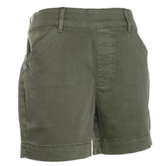 Pull On Short w/ Hem Slits