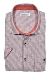 W005S Brushed Berry Sport Shirt