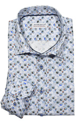 W015 Abstract Painted Sport Shirt