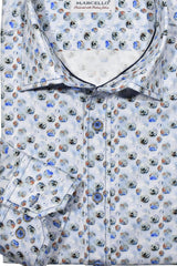 W015 Abstract Painted Sport Shirt