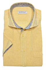 W017S Lemon Boardwalk Cotton Linen Sport Shirt