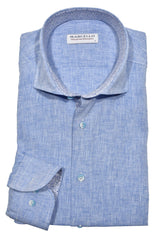 W017L Sky Boardwalk Cotton Linen Sport Shirt LS