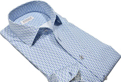 W020R Indigo Clover Roll Collar