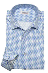 W020R Indigo Clover Roll Collar