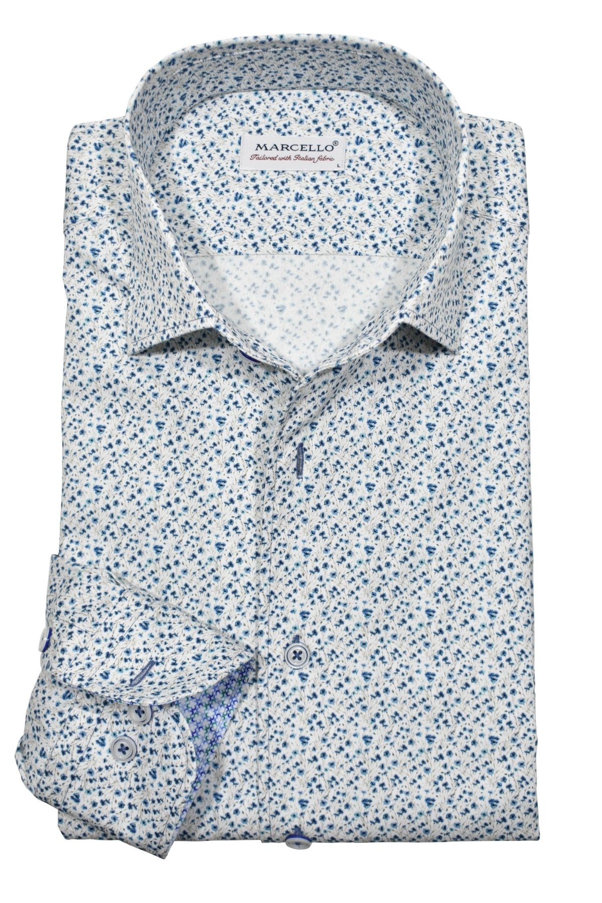 W021R Pacer Floral Roll Collar