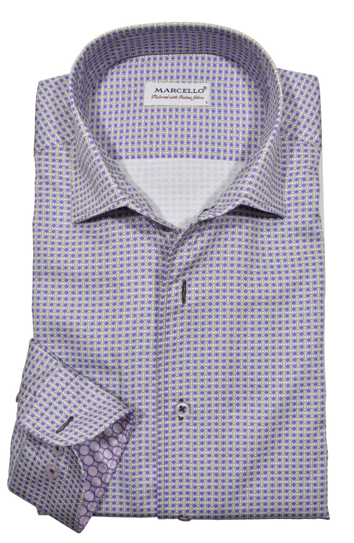 W024R Grape Gold Roll Collar