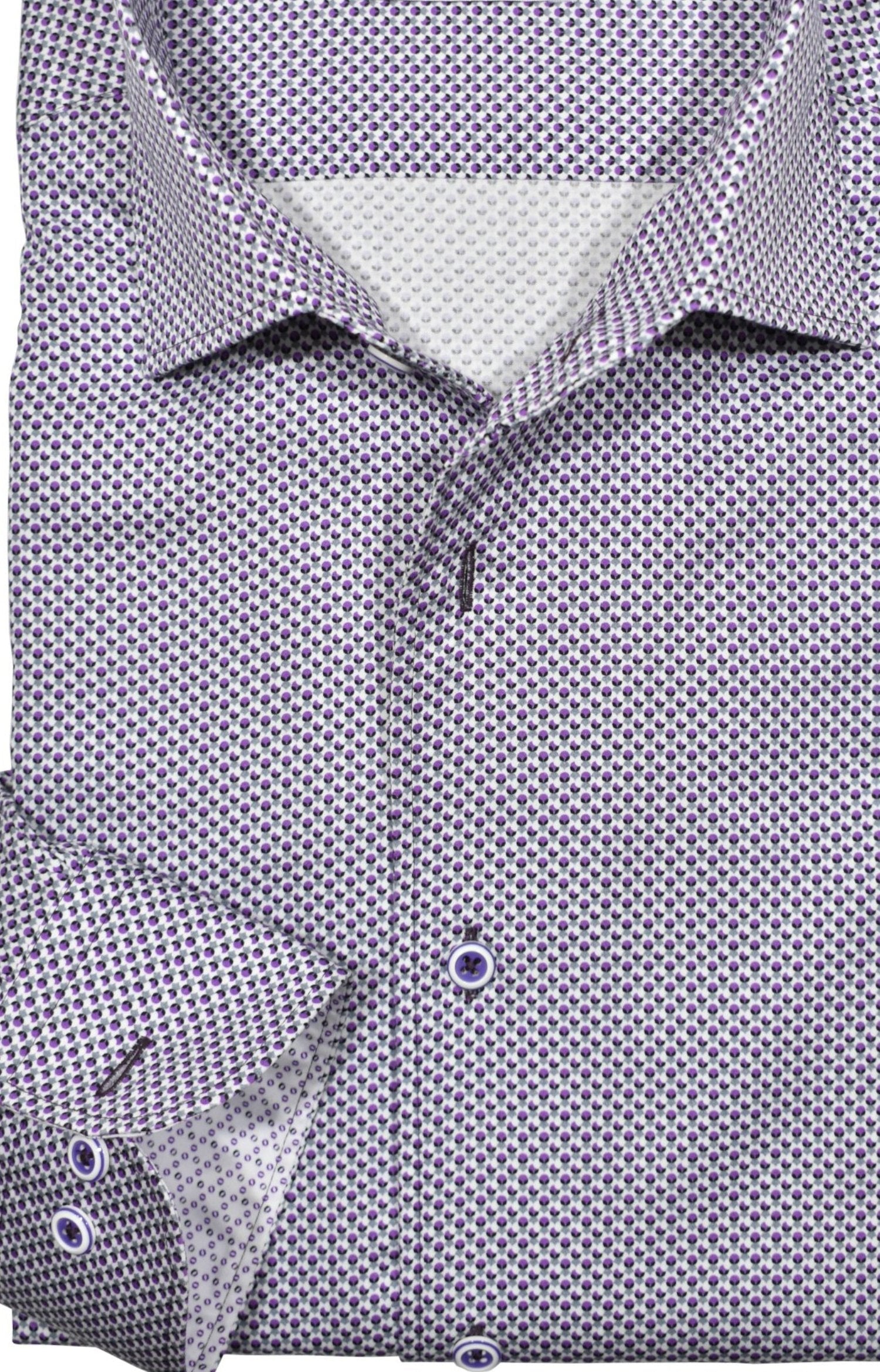 W029R Plum Concentric Roll Collar