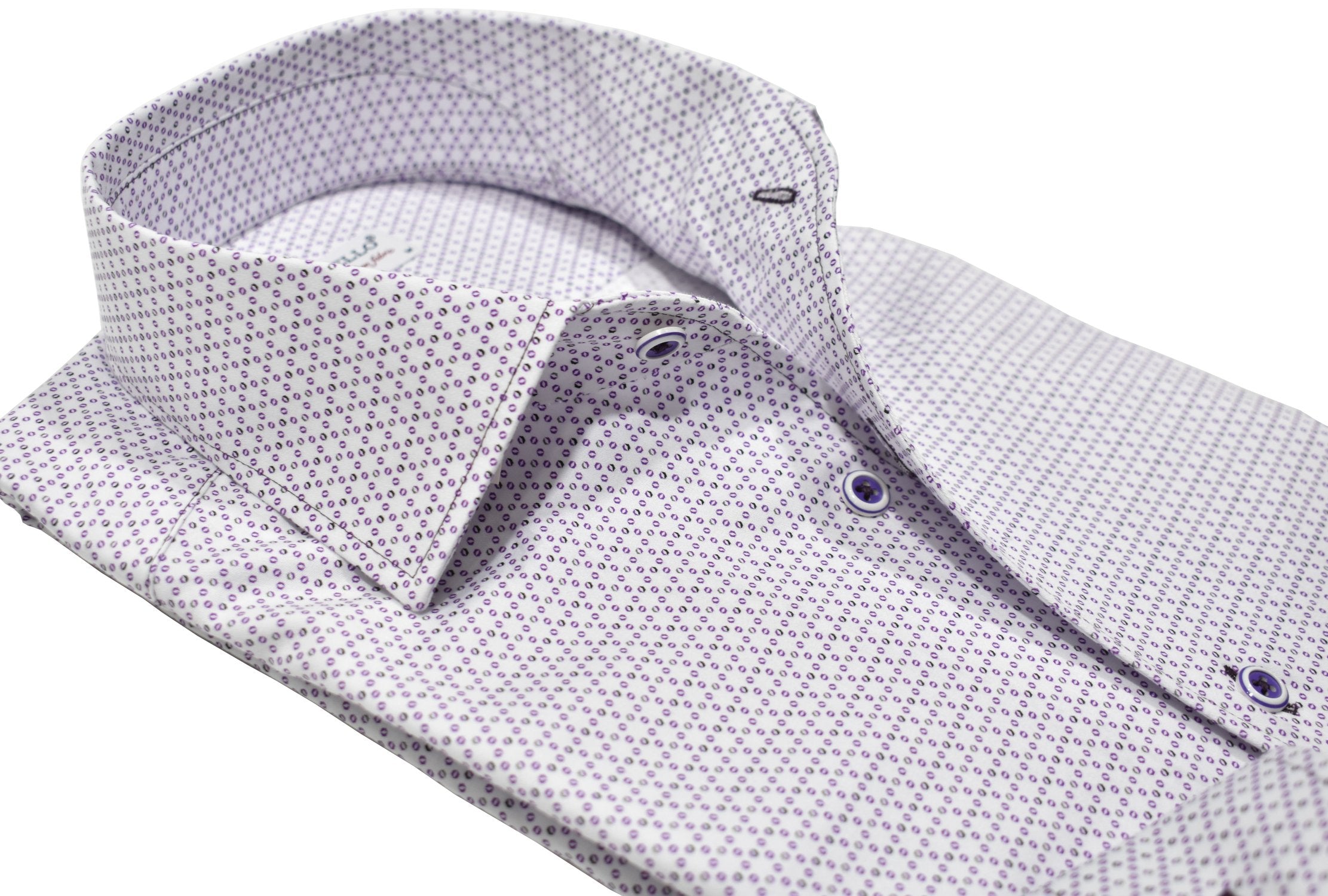 W030R Lilac Montana Roll Collar