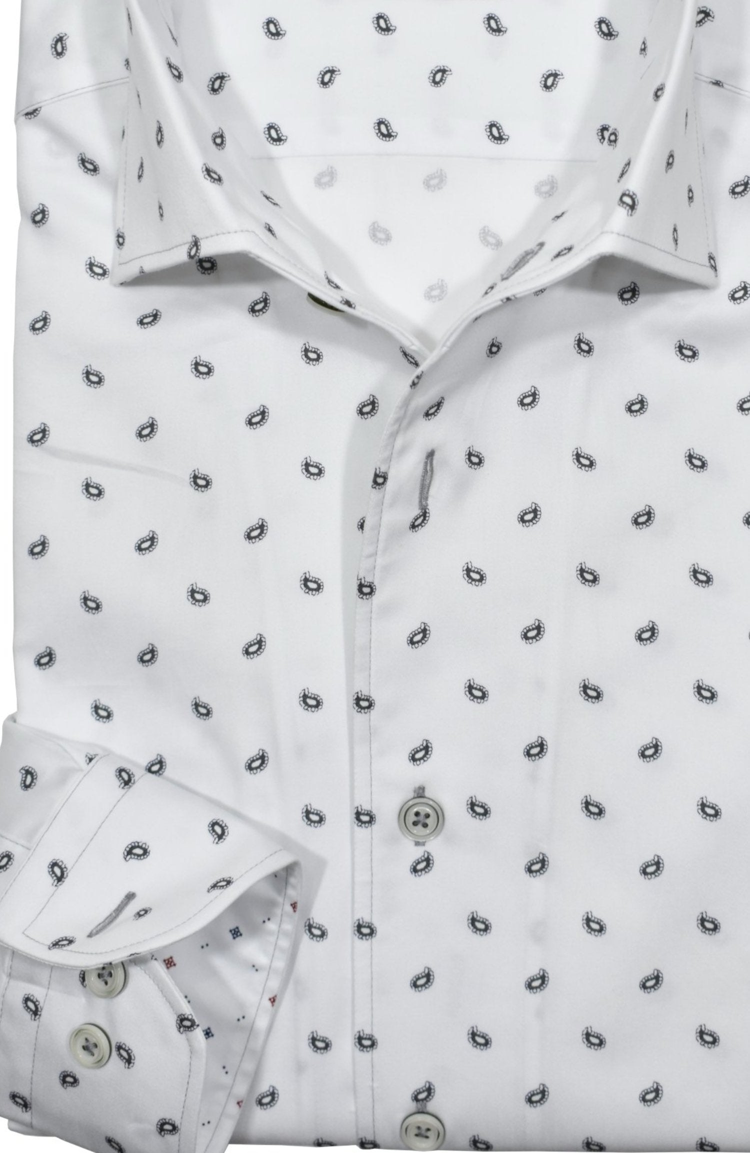 W038R Lost Paisley Roll Collar