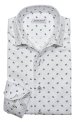W038R Lost Paisley Roll Collar