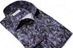 W053R Nebula Paisely Roll Collar